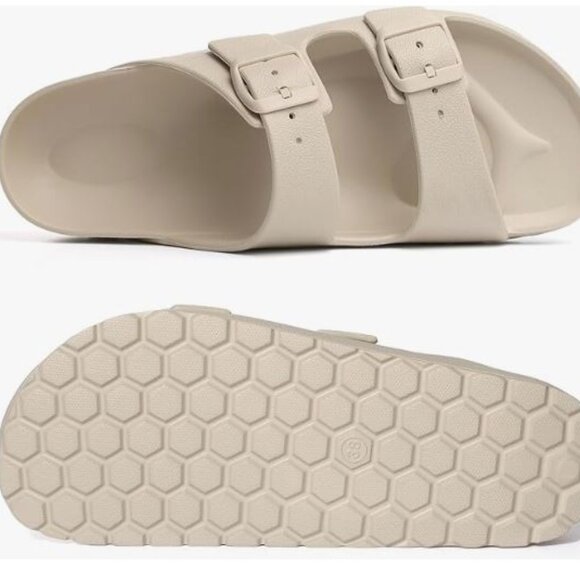 Womens Size 9 Comfort Slides Tan - Picture 3 of 9